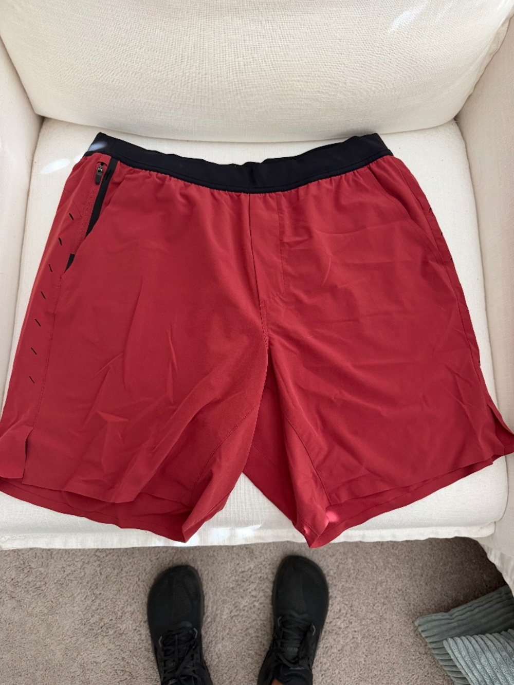 Ten Thousand Interval Shorts 7" Linerless Brick Red Men's Large